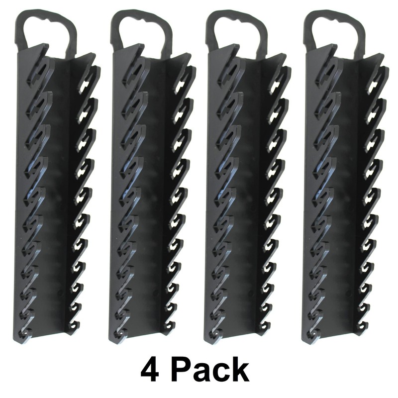 JSP Manufacturing Plastic Portable Gripper 11-Tool Wrench Organizer Tray (4,