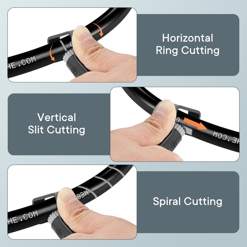 WODHMIEY Round Cable Stripper, 0.18-1.14in Diameter, Cable Jacket Slitter Tool