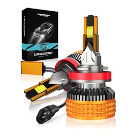 StoneBanks H11 H8 H9 LED Faros para Delanteras 40000LM 320W 1000% Focos | Luz Alta o Baja Antinie, 6500K Blanca Kit de Conversión, Plug & Play, IP68 i