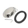 304 Stainless Steel Chain Deck Pipe with Rubber Gasket 6.32x4.47in