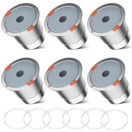 Reusable k Cup Coffee Filters,Universal stainless steel Refillable k Cups Filter Use for Keurig 2.0 and 1.0 Coffee Makers-brewers (6pack)