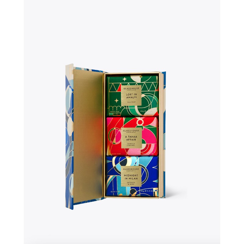 Glasshouse Fragrances Body Bar Trio 3x95g