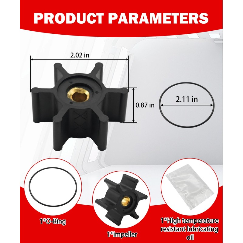 49-16-2771 Transfer Pumps Impeller with O-Ring Kit Fits for Milwaukee
