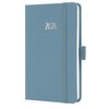 SIGEL Jolie J6400 Weekly Planner 2026 A6 Blue, Hardcover with