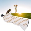 Golf Wood Headcovers PU White Skull Rivet Design Waterproof Durable
