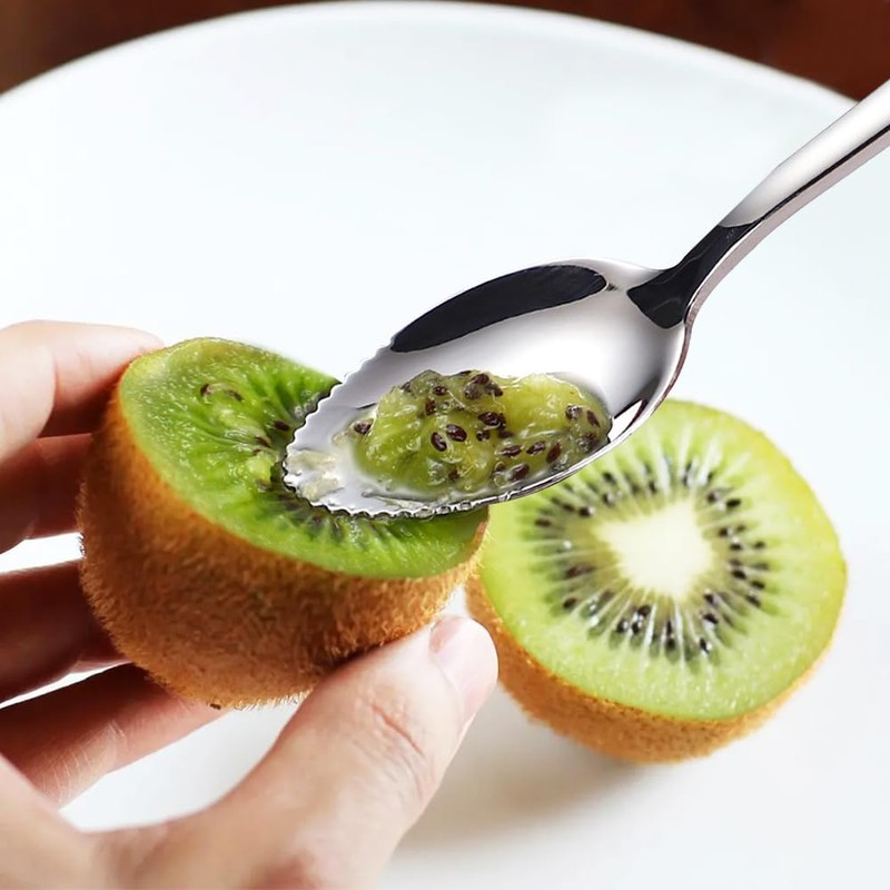 EXIN DEHCEN Kiwi Spoon, Grapefruit Spoon, 16 cm, Stainless Steel