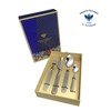 Lomonosov Imperial Porcelain Cobalt Net Blue Silverware Stainless Steel (Spoon,