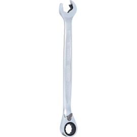 KS Tools 503.5911 DUO GEARplus combination spanner with ratchet mechanism in ring and open jaw, reversible 11mm