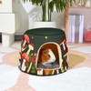 Glittme Guinea Pig Hideout, 2 in 1 Guinea Pig Bed