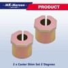 Caster Shim Set 2 Degree Compatible with Ford 2005-2024 F-250