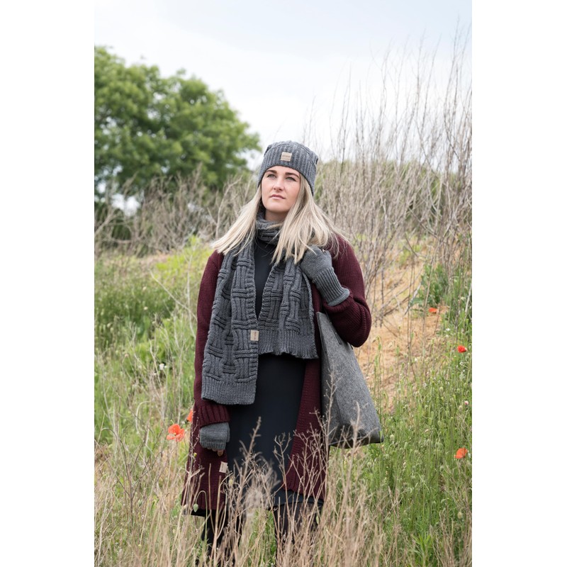 Knit Factory Cleo Hand Warmers - gray