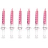 Highlighters 6 Pack Pink Syringe Highlighter Pens Gift for Kids