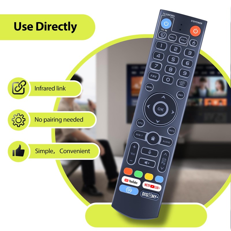 Remote Control for vSeeBox V5 Pro / V3 Plus/V3/ V2