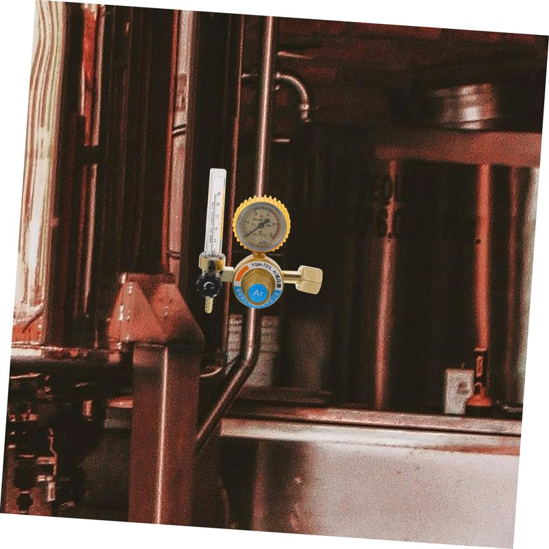 Operitacx Energy Saving Fall Argon Gas Regulator with Pressure Gauge