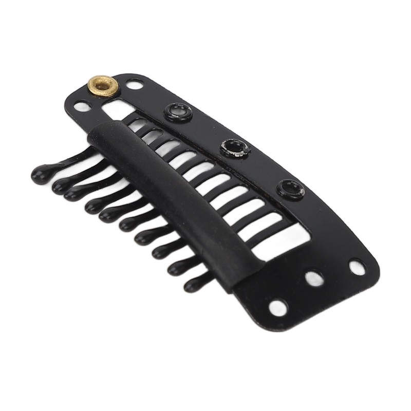 100pcs Hair Extension Clips Multipurpose 38mm 10 Teeth Wig Clips