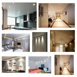 Aluxcia 3W GU4 MR11 LED Light Bulb, 12V AC/DC G4/GZ4 Bi-Pin Base Spot Light Bulb 35W MR11 Halogen Replacement for Landscape Accent Recessed Track Lighting, Daylight 6000K, 2-Pack