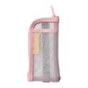 DA-PO02-PK Notebook Deco Marks Pink Mesh Pouch with Band