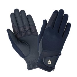LeMieux Pro Mesh Horse Riding Gloves - Navy Blue Large