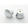 Di Vapor (R Solid Metal Shower Door Knob Chrome Handle