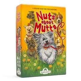 Grandpa Beck’s Nuts About Mutts Card Game - A Fun Family-Friendly Hand-Elimination Game - Enjoyed by Kids, Teens, and Adults - from The Creators of Cover Your Assets - Ideal for 3-8 Players Ages 7+