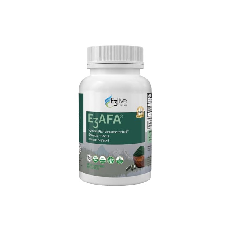 E3Live AFA Capsules, 2.9 oz (54 g) (600 mg x