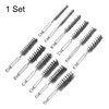sourcing map 12Pcs Bore Brush Set for Drill Different Bristle
