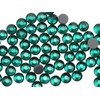 Allstarco SS16 4mm Green Emerald Y205 Hotfix Flat Back Crystal