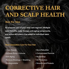 Ethica Beauty Tratamiento Correctivo, Diario De Deja En El Cuero Cabelludo, Salud Del Cuero Cabelludo Y Crecimiento Del Cabello Tópico Para Hombres