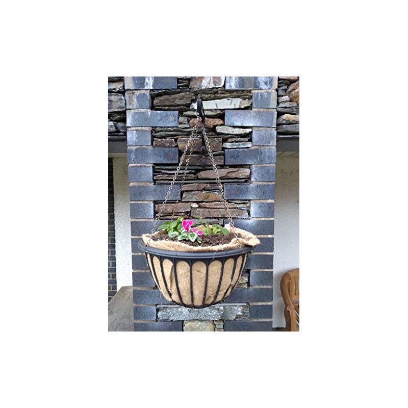Chimney Sheep 12" natural jute hanging basket liner pack of