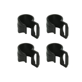 Inner Tent Hooks 20-25 mm with Slot Pack of 4 Tent Clips Black