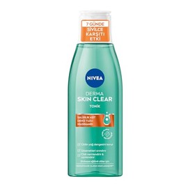 NIVEA Derma Skin Clear - Tónico facial clarificante para piel propensa a imperfecciones, 6.8 fl oz, tónico diario ligero con niacinamida y ácido salic