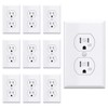AIDA 15 Amps Duplex Outlets and Wall Plates Bundle,Weather Resistance