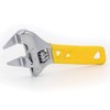 GETUHAND Extra Slim Jaw 4-Inch Adjustable Wrench, Silver, High Carbon