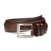 Allen Edmonds Men's Wide Basic Dress Belt Coffee Leather 36