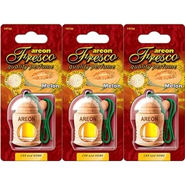 3 x Original Areon FRESCO Holz Parfüm Duftdose Duftbaum Lufterfrischer Melon