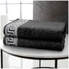 2 Pack Bath Sheets Towels Extra Large Set, Greek Pattern