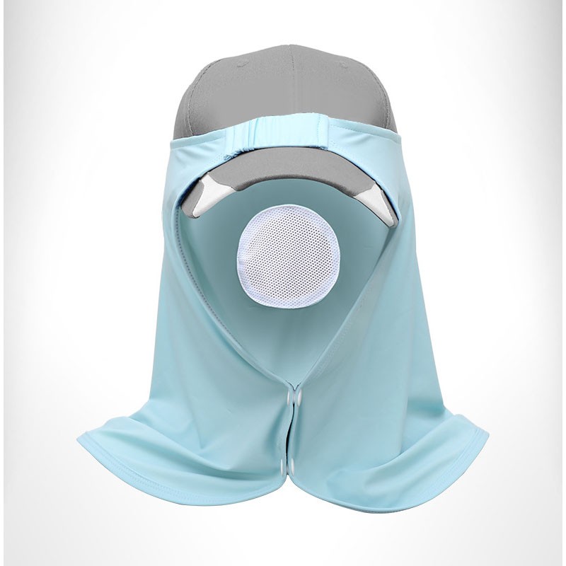 Polyester Cooling Head Cover Breathable Sun UV Protection Neck Cover