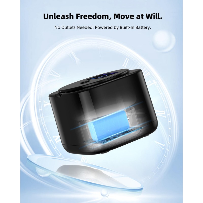Ultrasonic Retainer Cleaning Device, NaNaLazy Dental Ultrasonic Cleaner for Retainers,