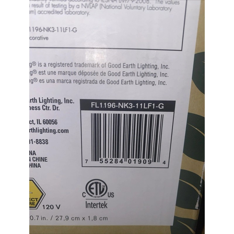 Good Earth Lighting Plano Flat Panel 1-Light 11” Integrated LED