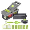 12 in 1 Multifunctional Vegetable Chopper Manual Chopper with Container