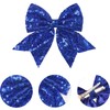 Xansema 2Pcs Hair Bows for Girls, Sequins Bows Alligator Hair