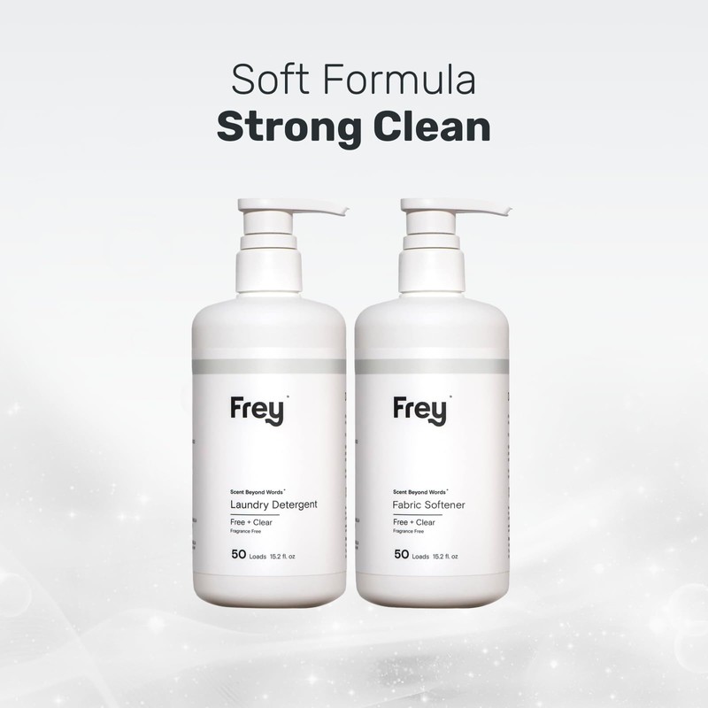 FREY Full Wash Laundry Care Bundle - Concentrated Liquid Laundry
