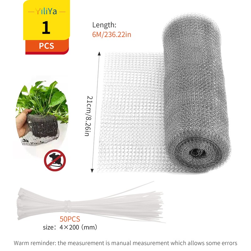 Wire Mesh Wire Mesh 210 mm x 6 m Stainless