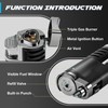LcFun Butane Lighter 1 Pack Triple Jet Flame Torch Lighters