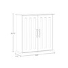 RiverRidge Monroe Two Door Wall Cabinet Over The Toilet Storage