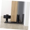 Gatuida 1set Adjustable Black Metal Barn Door Floor Guide Stopper