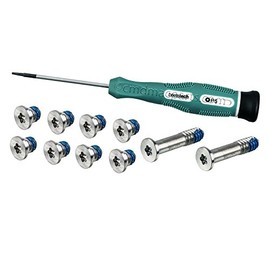 Odyson - Bottom Case Screw Install Kit (Pentalobe x10) Replacement for MacBook Air 13" A1369, A1466 (2010-2017)