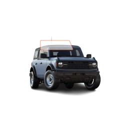 DIY-MotoShield Pro Premium Professional 2mil Precut Ceramic Window Tint Film for 2021-2023 Ford Bronco 4 Door — (Front Windshield 50%)