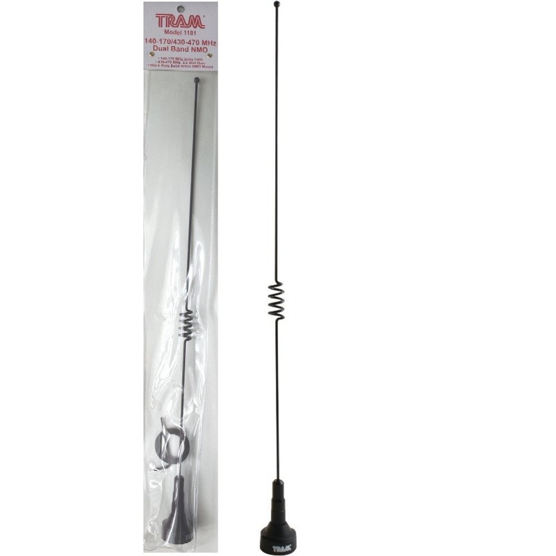 Tram 140MHz-170MHz + 430MHz-470MHz Dual Band NMO Antenna (1181)