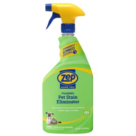 Zep Home Pro Foaming Pet Stain Eliminator - 24 Fl. Oz. - R53206 - Permanently eliminates indoor dog and cat odors from your home furnishings, upholstery, and textiles